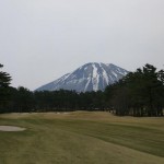 残雪の大山