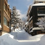 大山寺周辺の雪景色